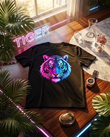 Neon Vibrant Tiger T-shirt