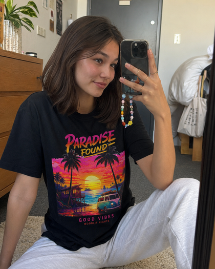 Customer wearing Virtua Vibe tee