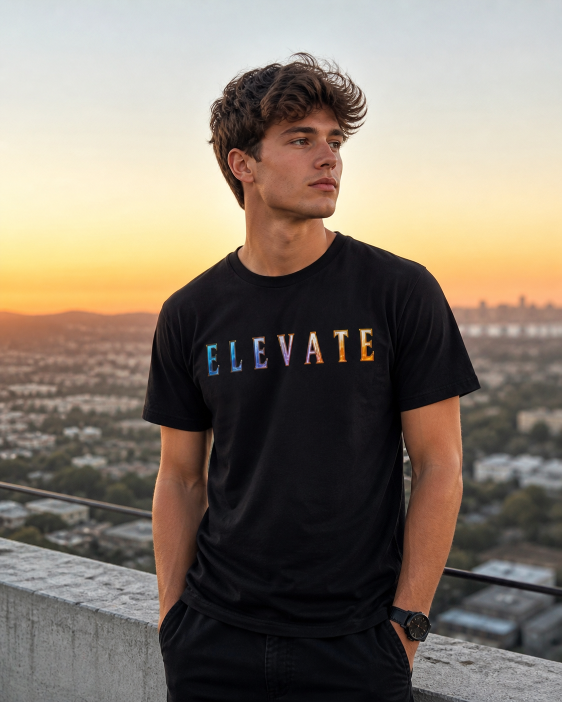 ELEVATE — Luxury Suede Unisex Tee
