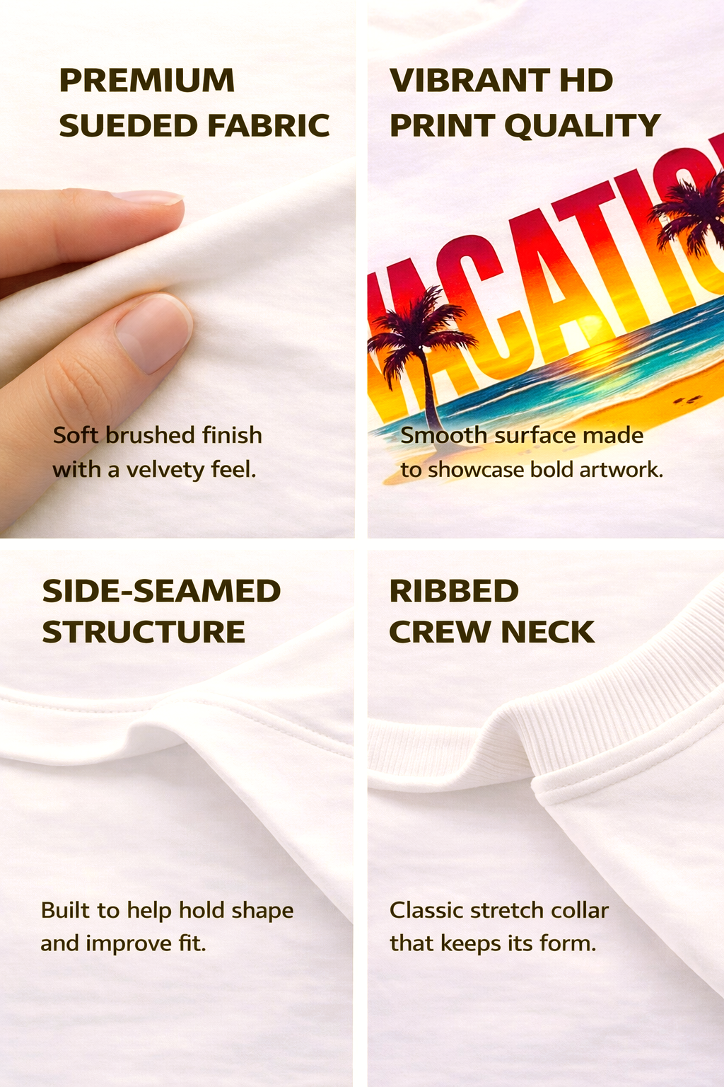 Ultra-Soft Vacation Beach T-Shirt — Sunset Palm Graphic Summer Tee