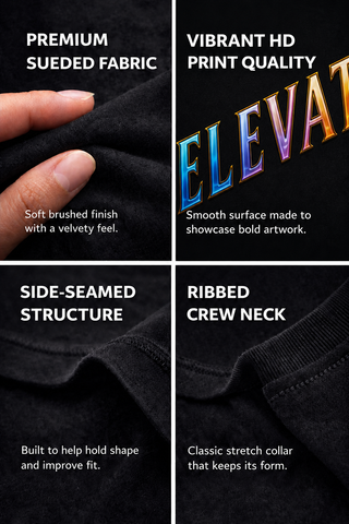 ELEVATE — Luxury Suede Unisex Tee