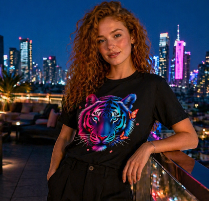 Customer wearing Virtua Vibe tee